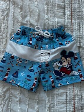 3/15 Disney Store Mickey Mouse Cruise Shorts
